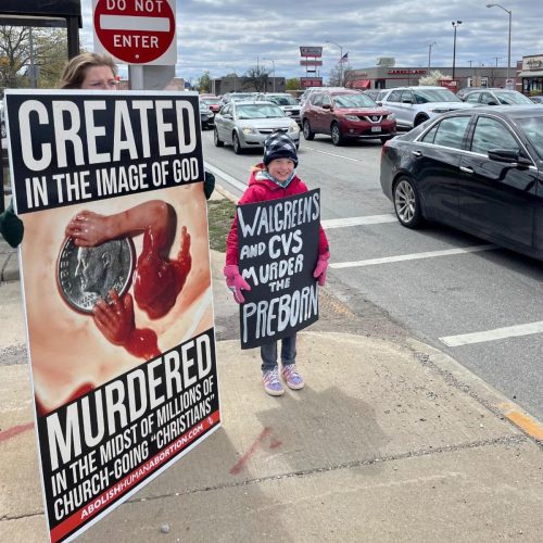 Missionaries to the Preborn outreach April 2025